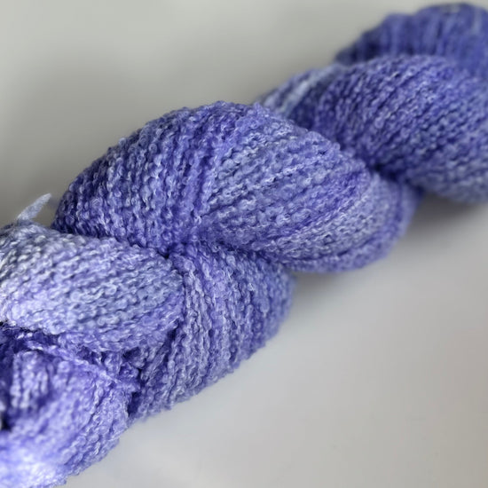 Load image into Gallery viewer, Summer Camp Fibers Hand Dyed Boucle DK - Lavendar
