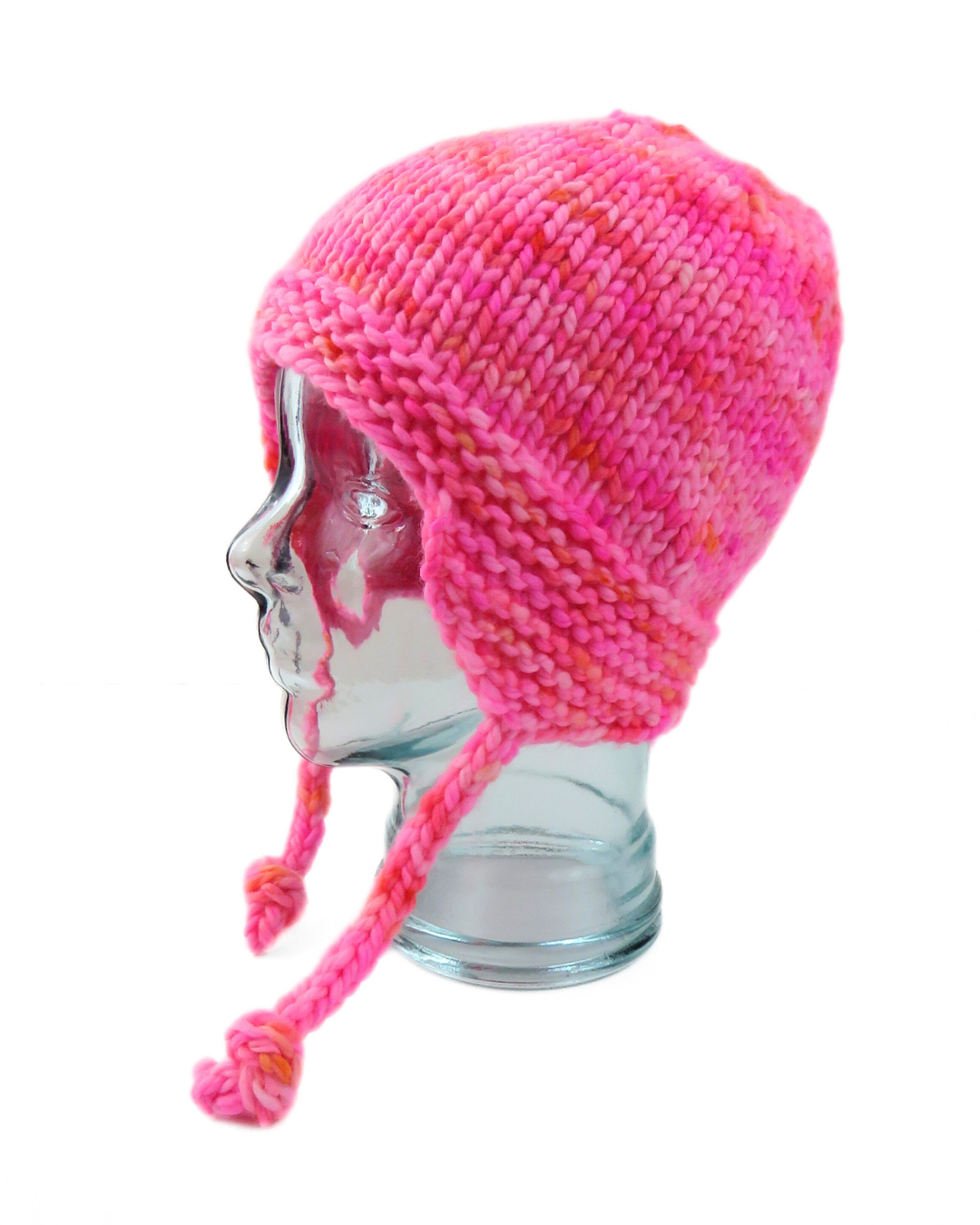 Marshmallow Ear Flap Hat Knitting Project Kit