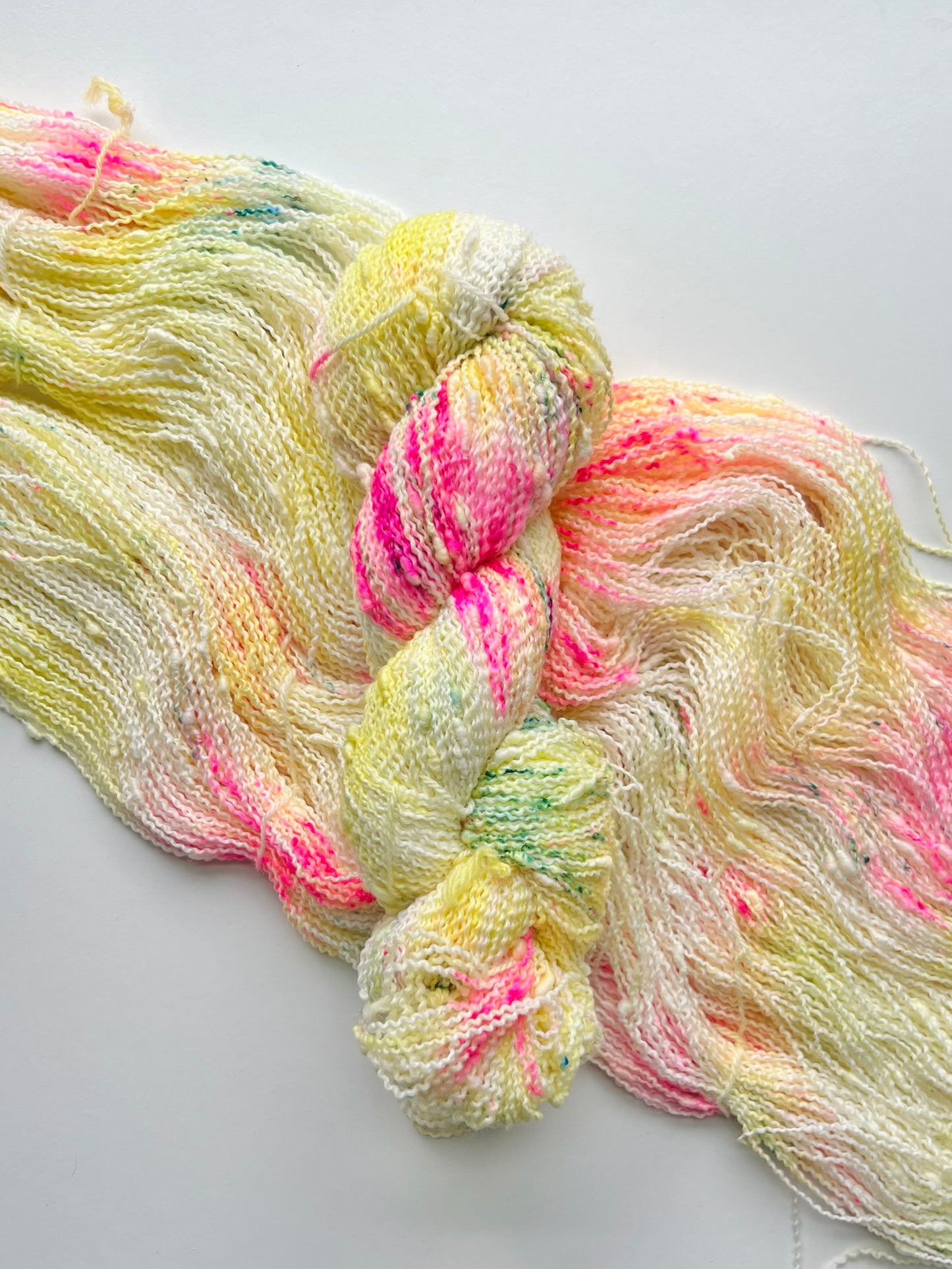 Summer Camp Fibers Pebble Slub | Hand-Dyed Slub Yarn - Garden Party