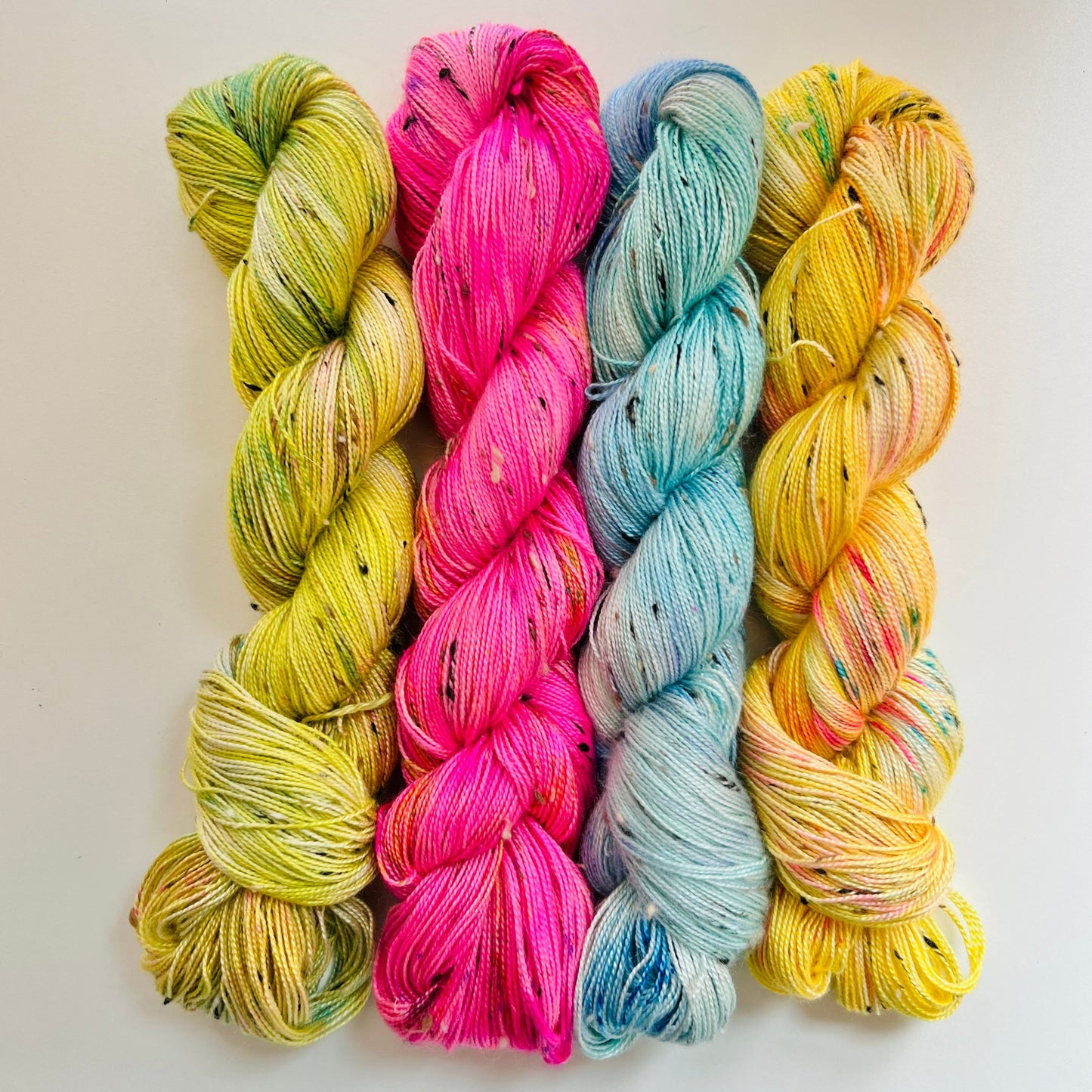 Summer Camp Fibers Sand Dune - Luxury Sock Yarn - OOAK Summer Set