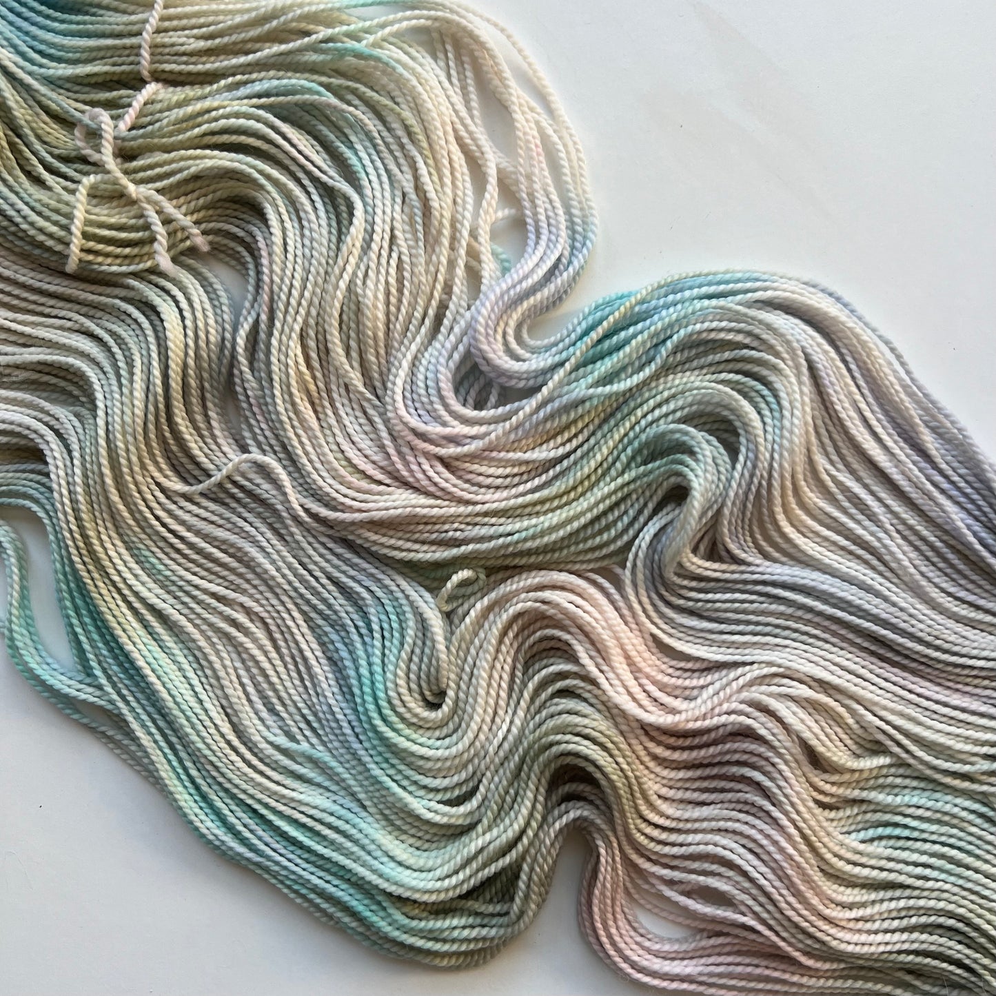 Summer Camp Fibers Hand Dyed Aran Yarn - Camp Camo