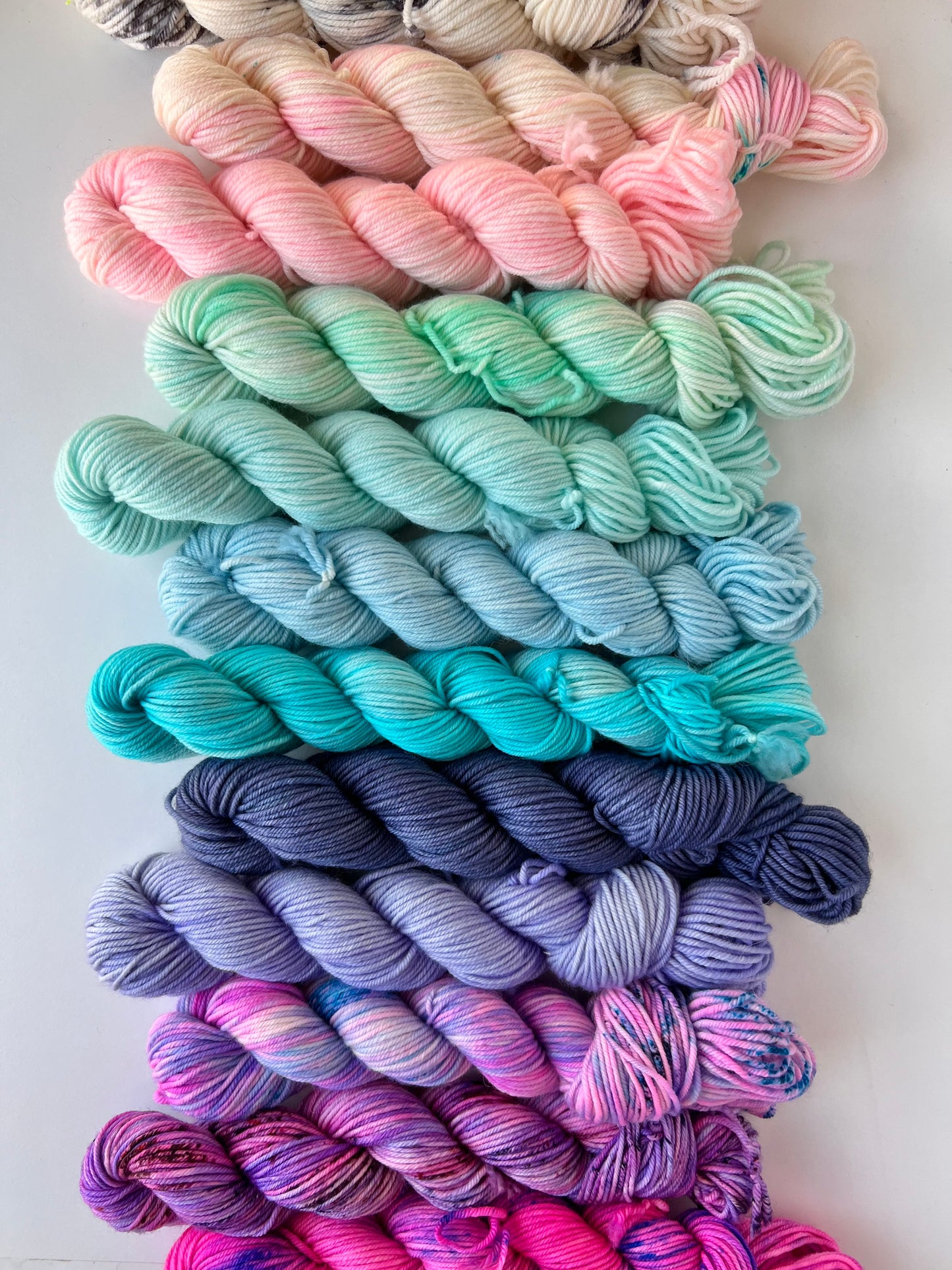 Summer Camp Fibers Marshmallow Hand Dyed DK Yarn - 50g of Fun! - Assorted Colors