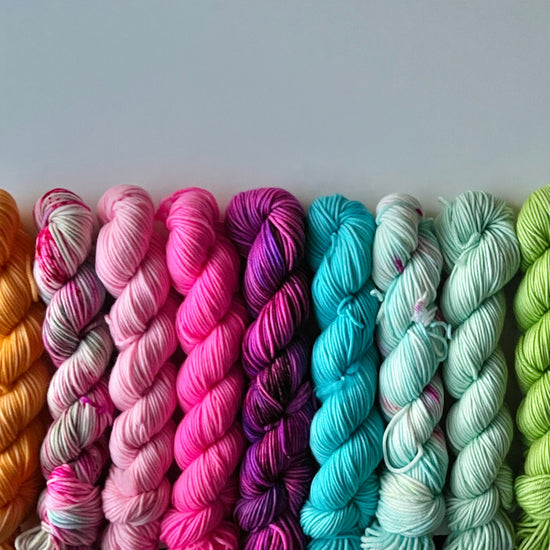 Summer Camp Fibers Marshmallow Hand Dyed DK Yarn - 50g of Fun!