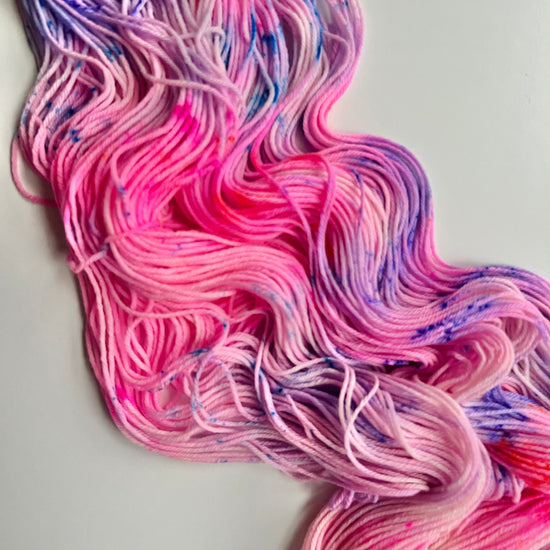 Summer Camp Fibers Marshmallow Hand Dyed DK Yarn - Fruity Malibu