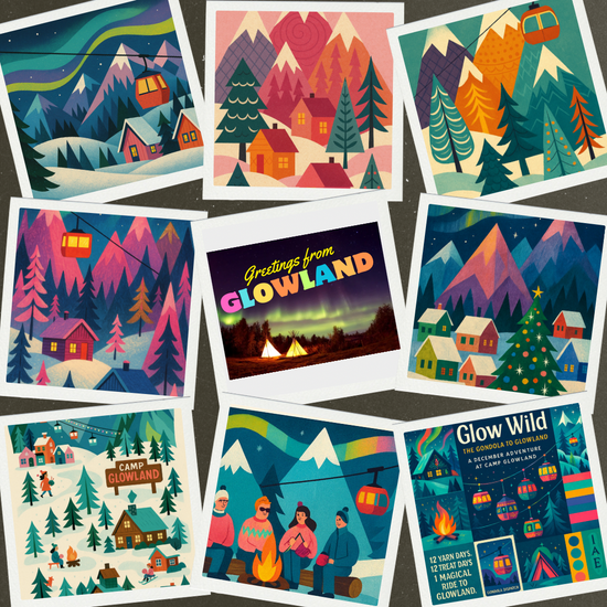 Summer Camp Fibers GLOW WILD: The Gondola to Glowland ADVENTure Box - FOMO Advent Box