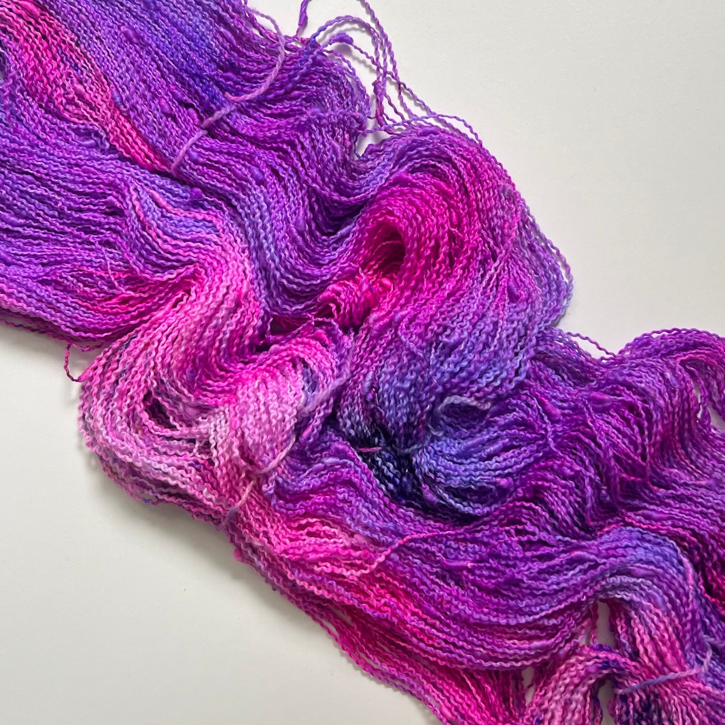 Summer Camp Fibers Hand Dyed Textured Yarn - Goosebumps - Paintball