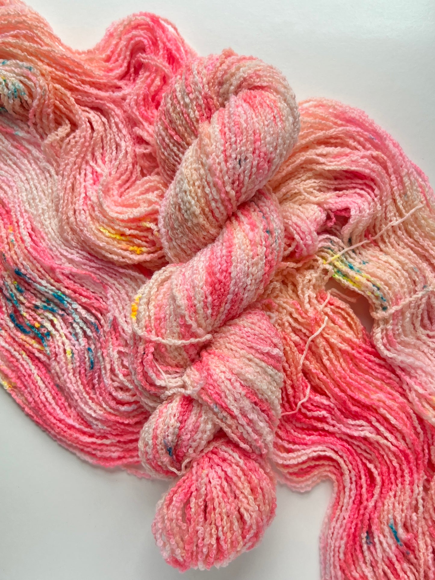 Summer Camp Fibers Hand Dyed Boucle DK - Dockside Drama