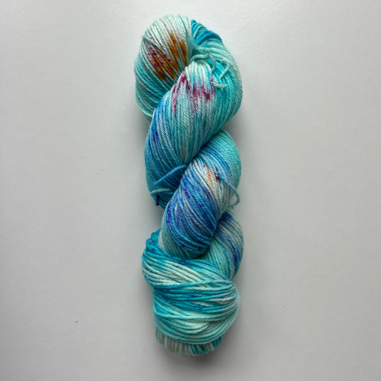 Summer Camp Fibers Marshmallow Hand Dyed Worsted Yarn - Trail Mix