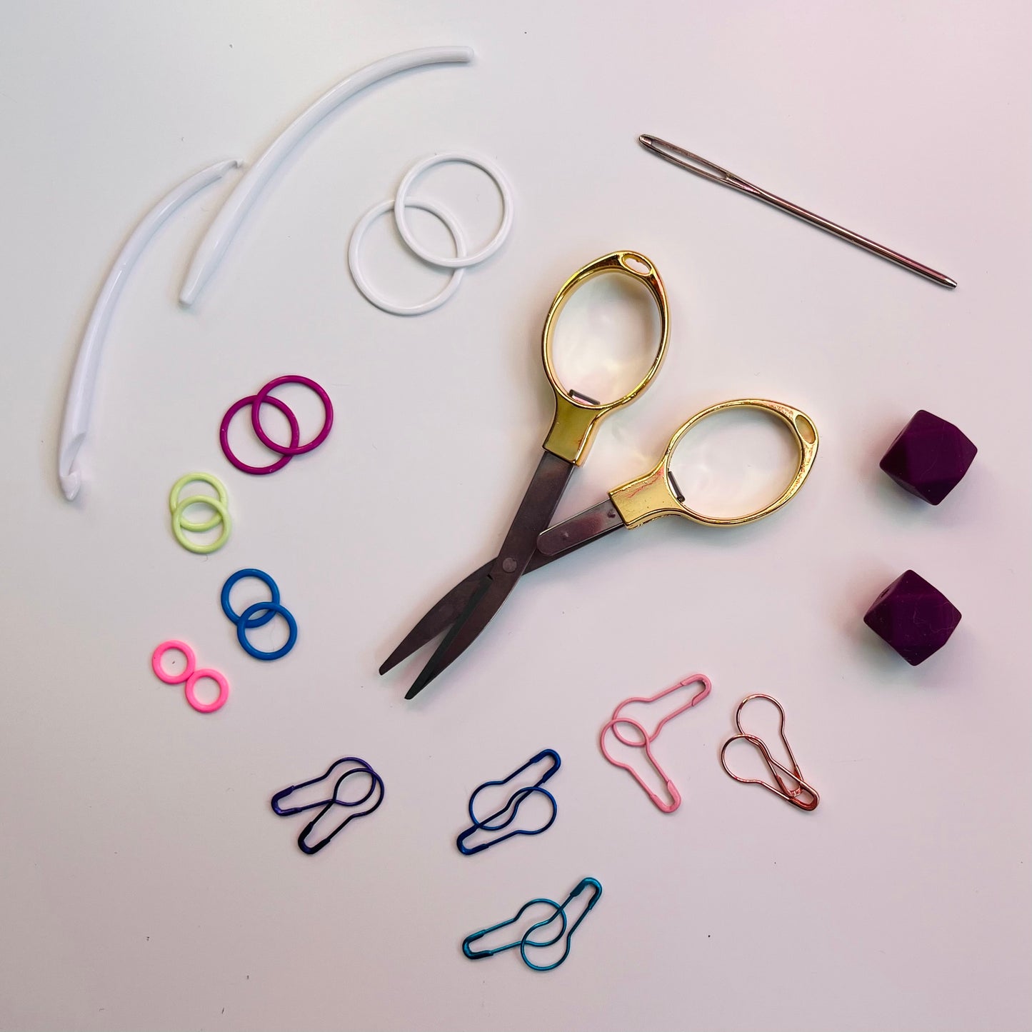 The Knit & Crochet Kit - Replacement Accessory Pack - with scissors