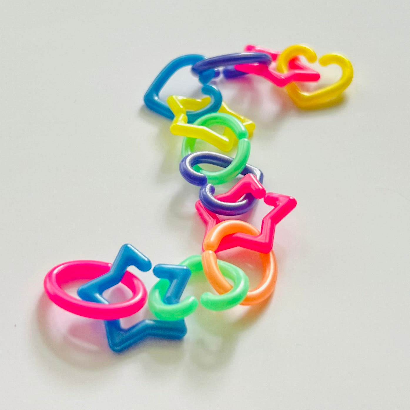 Summer Camp Fibers - Removable Stitch Marker Set - Rainbow - Summer ...