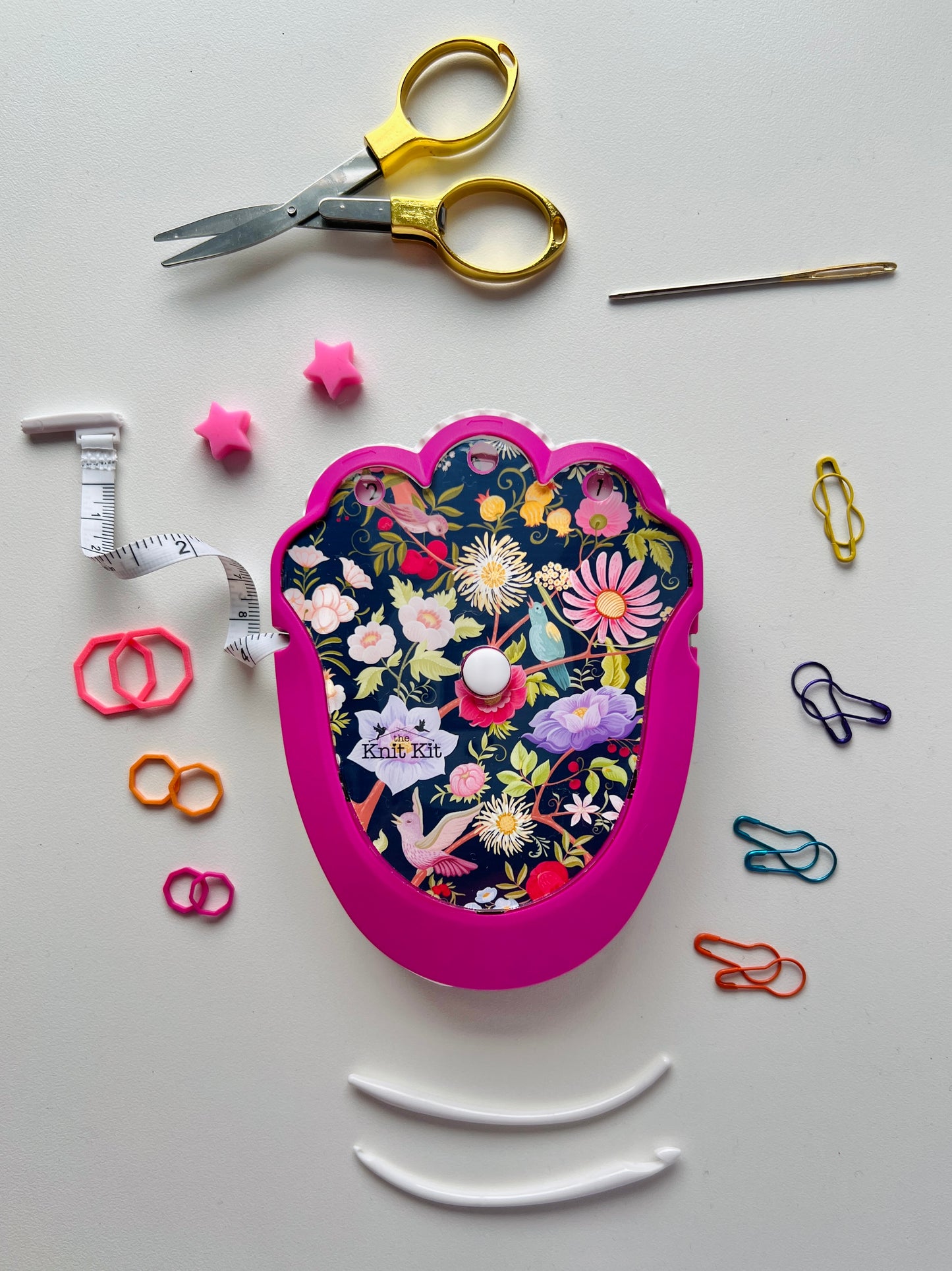 The Knit Kit™ — Petal Pusher | Knitting & Crochet Multitool — Assorted Colors