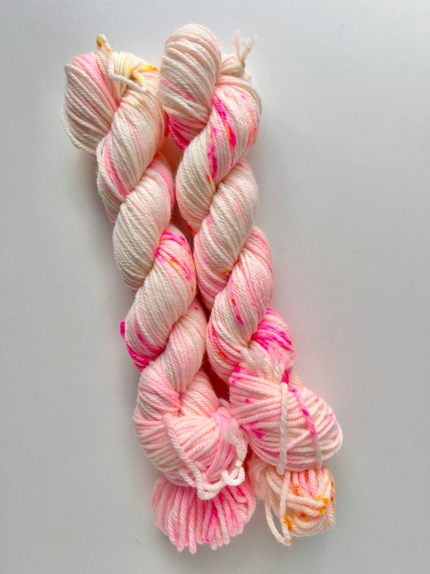 Summer Camp Fibers Marshmallow Hand Dyed Worsted Yarn - 50g of Fun! - Assorted Colors