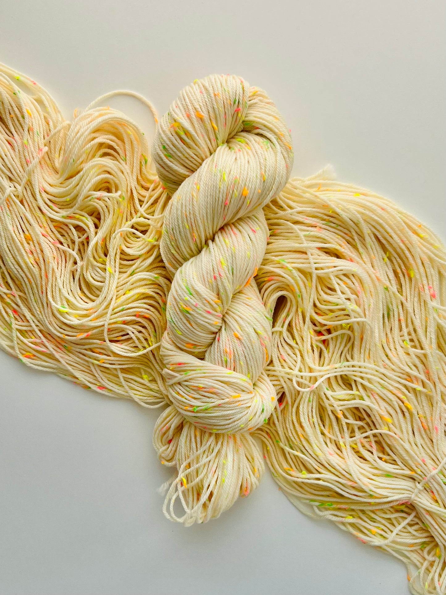 Summer Camp Fibers Confetti Hand Dyed DK Yarn - Commando