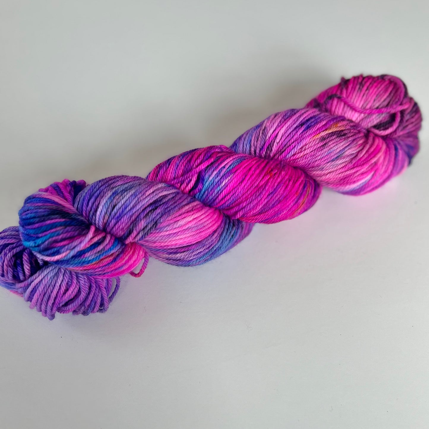 Summer Camp Fibers Marshmallow Hand Dyed DK Yarn - Paintball