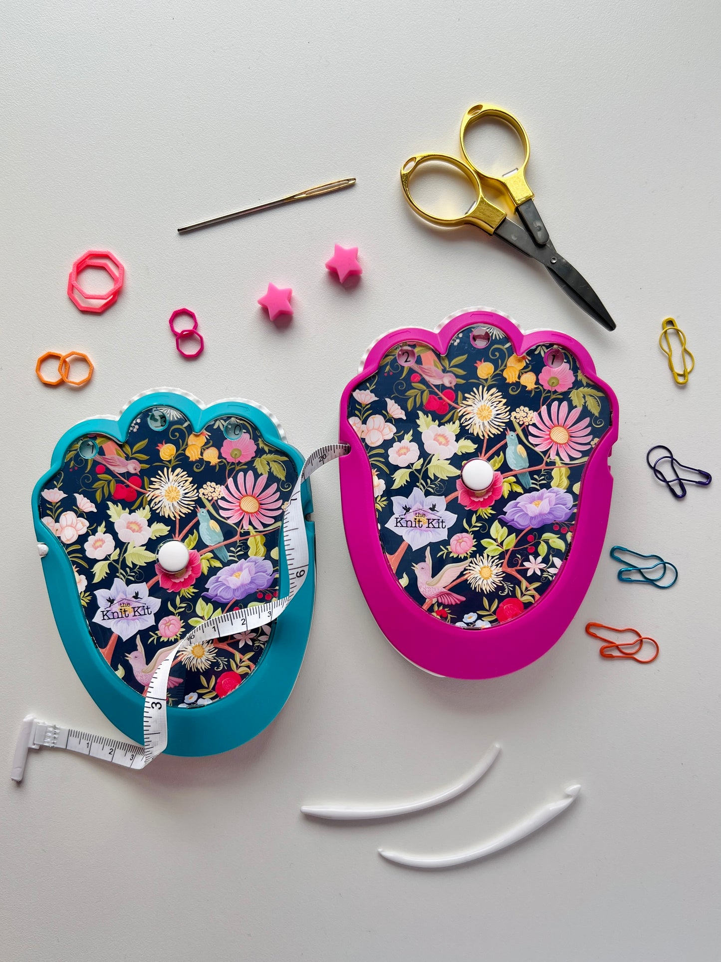 The Knit Kit™ — Petal Pusher | Knitting & Crochet Multitool — Assorted Colors
