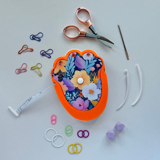 The Knit & Crochet Kit - Knitting & Crochet Tool Kit - Mystic Moonflower - Assorted Colors