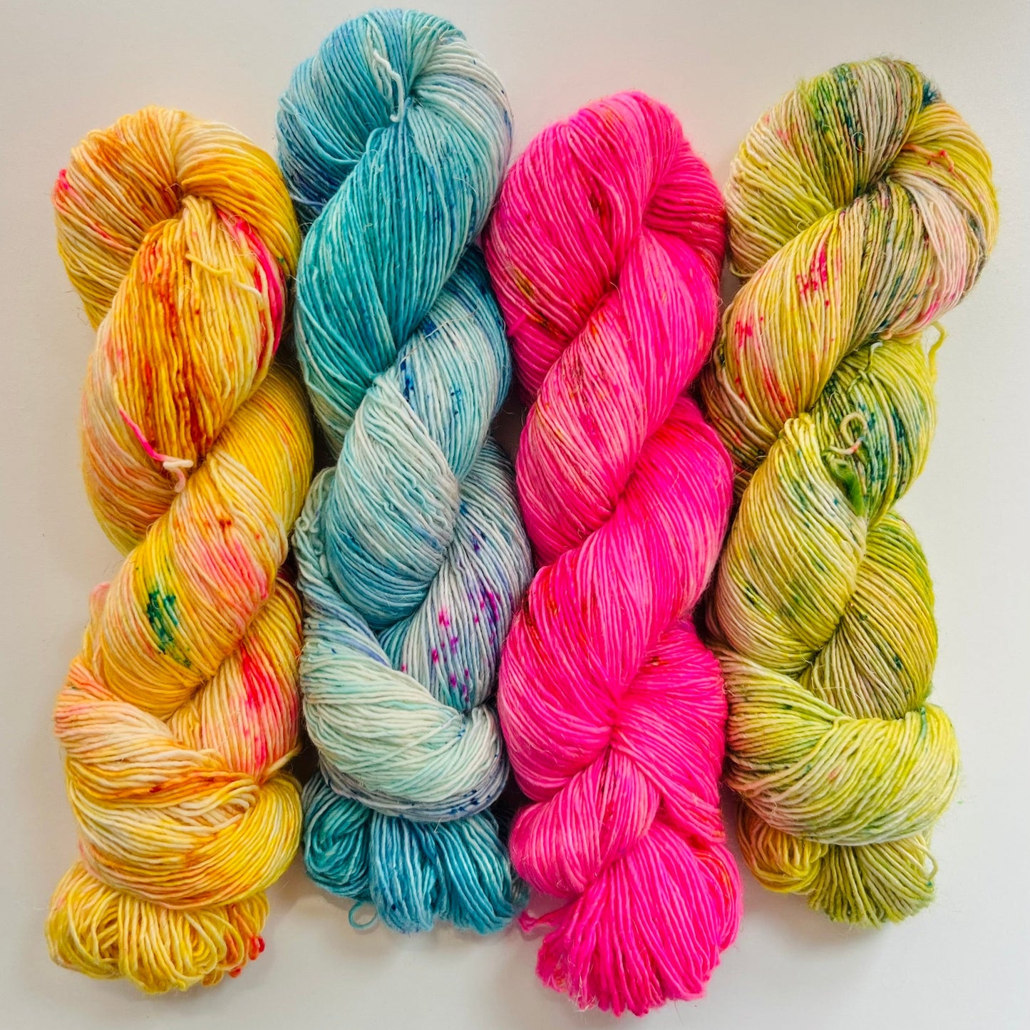 Summer Camp Fibers Luxe Linen - Superwash Merino Linen Yarn - OOAK Summer Set
