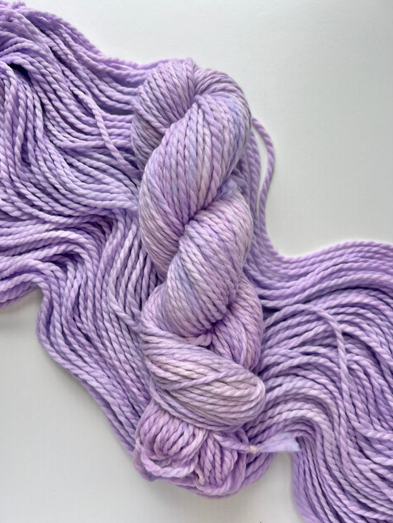 Summer Camp Fibers Hand Dyed Bulky Yarn - Lavender Luxe