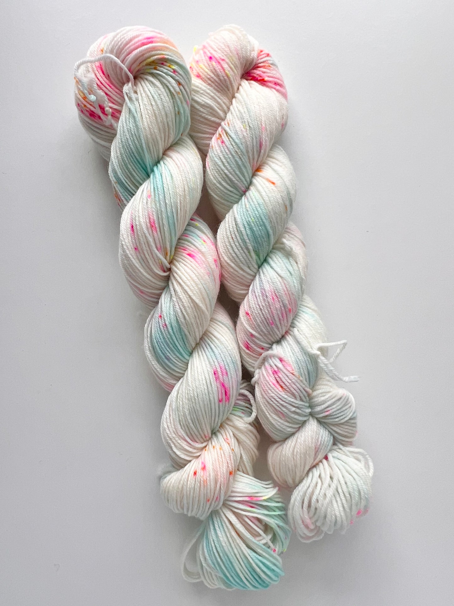 Summer Camp Fibers Marshmallow Hand Dyed Sock Yarn - 50g of Fun! - Assorted Colors