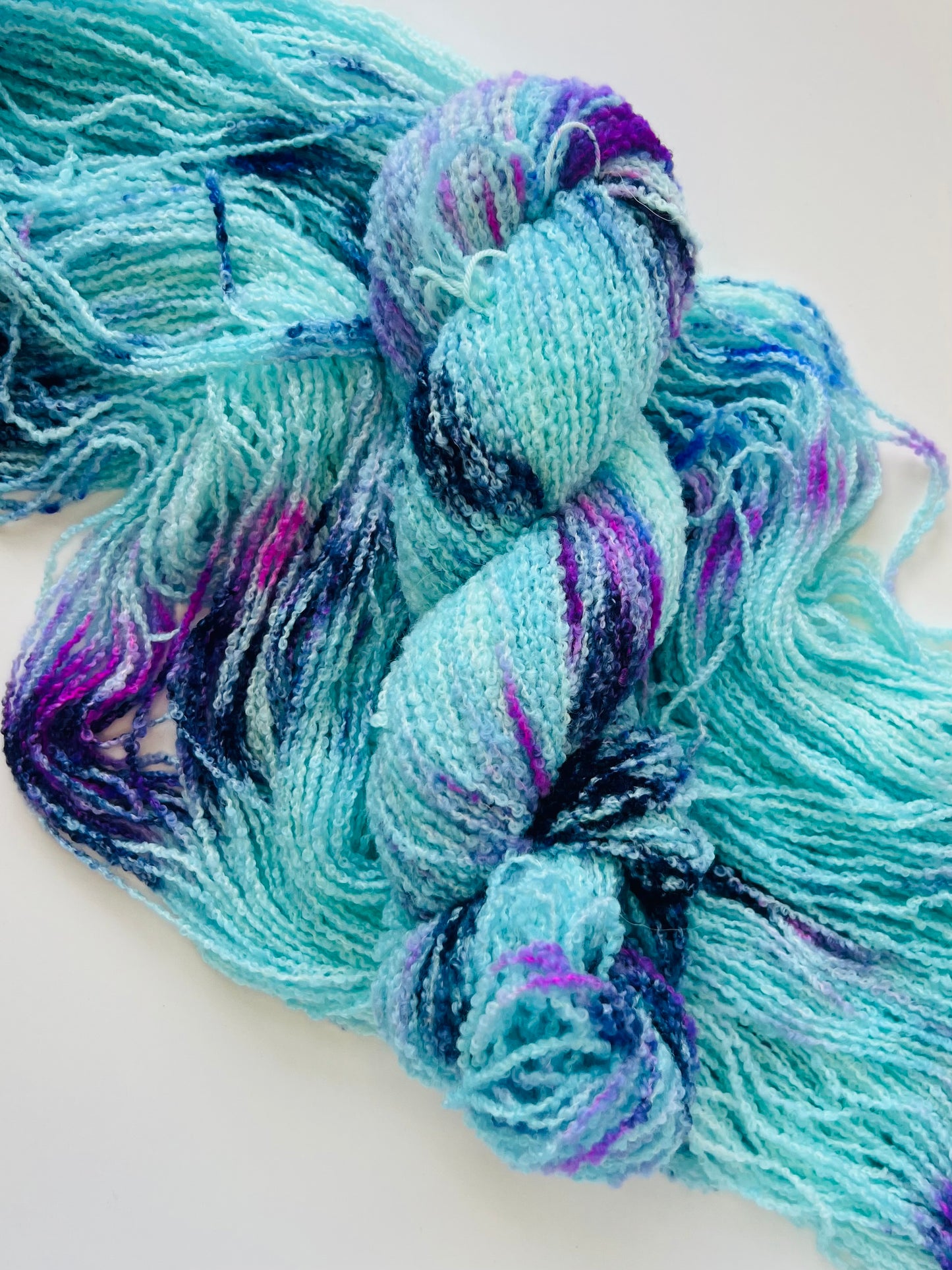 Summer Camp Fibers Hand Dyed Boucle DK - Luze