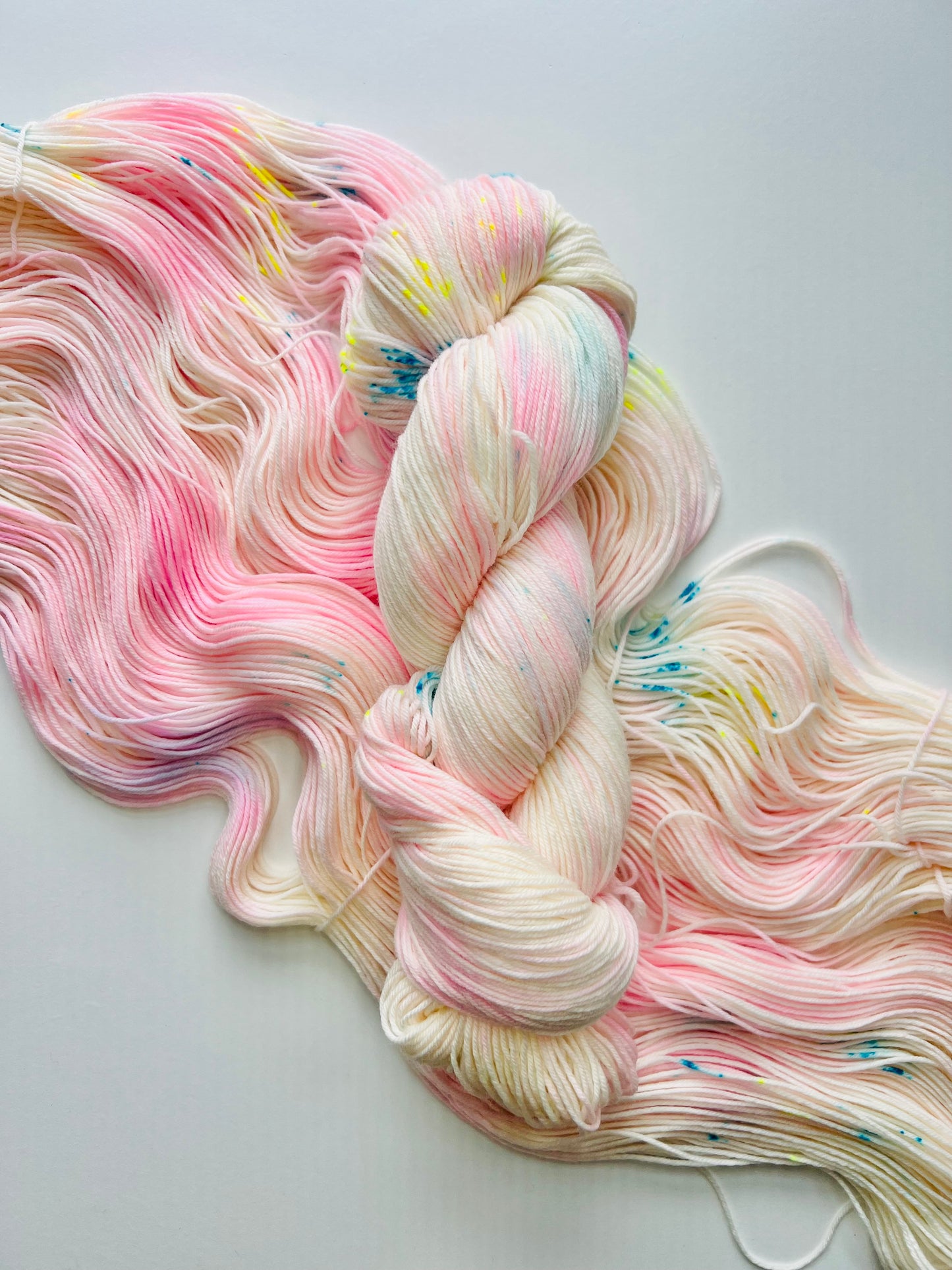 Summer Camp Fibers Hand Dyed Sport Yarn - Libby's Sweater