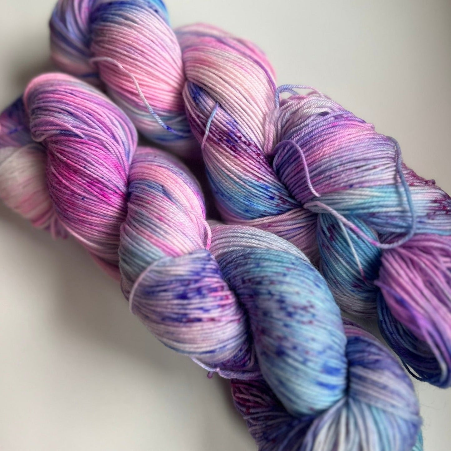 Mermaid Hair - Hand dyed variegated yarn - hot pink blue purple