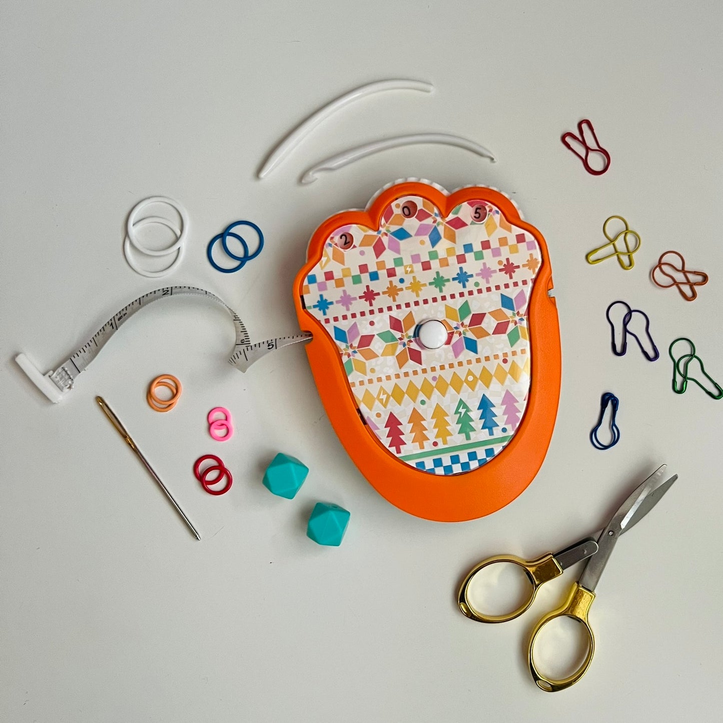 The Knit & Crochet Kit -Rainbow Fair Isle - Assorted Colors