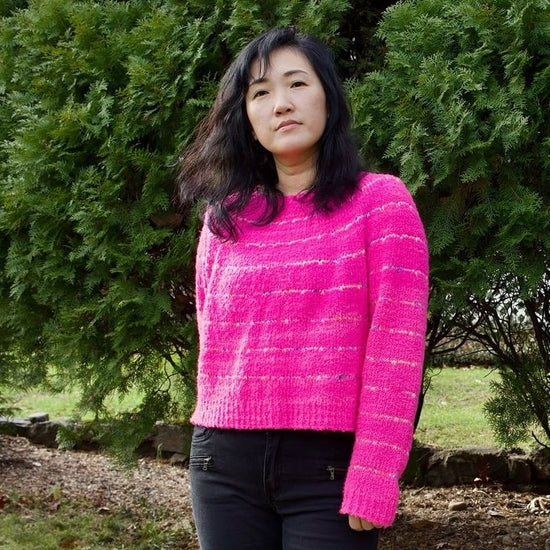 Stripe Away Sweater by Susan Lin