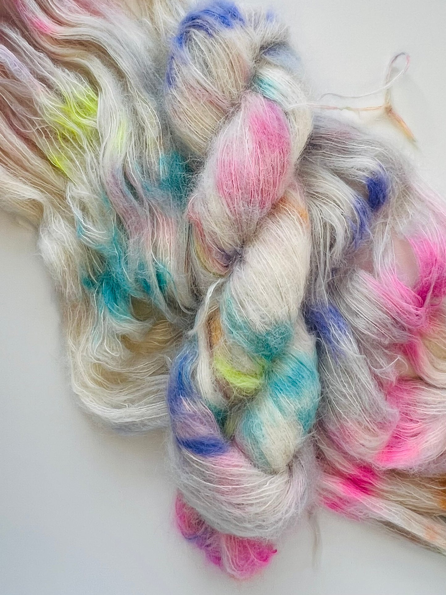 Summer Camp Fibers Dream Suri - Baby Suri Alpaca Yarn - Happy Camper
