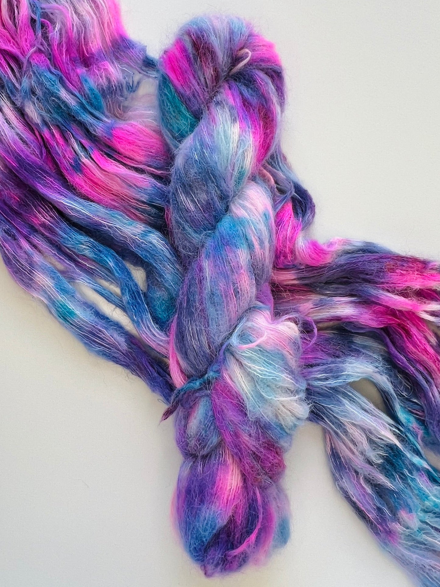 Summer Camp Fibers Dream Suri - Baby Suri Alpaca Yarn - Twilight Crush