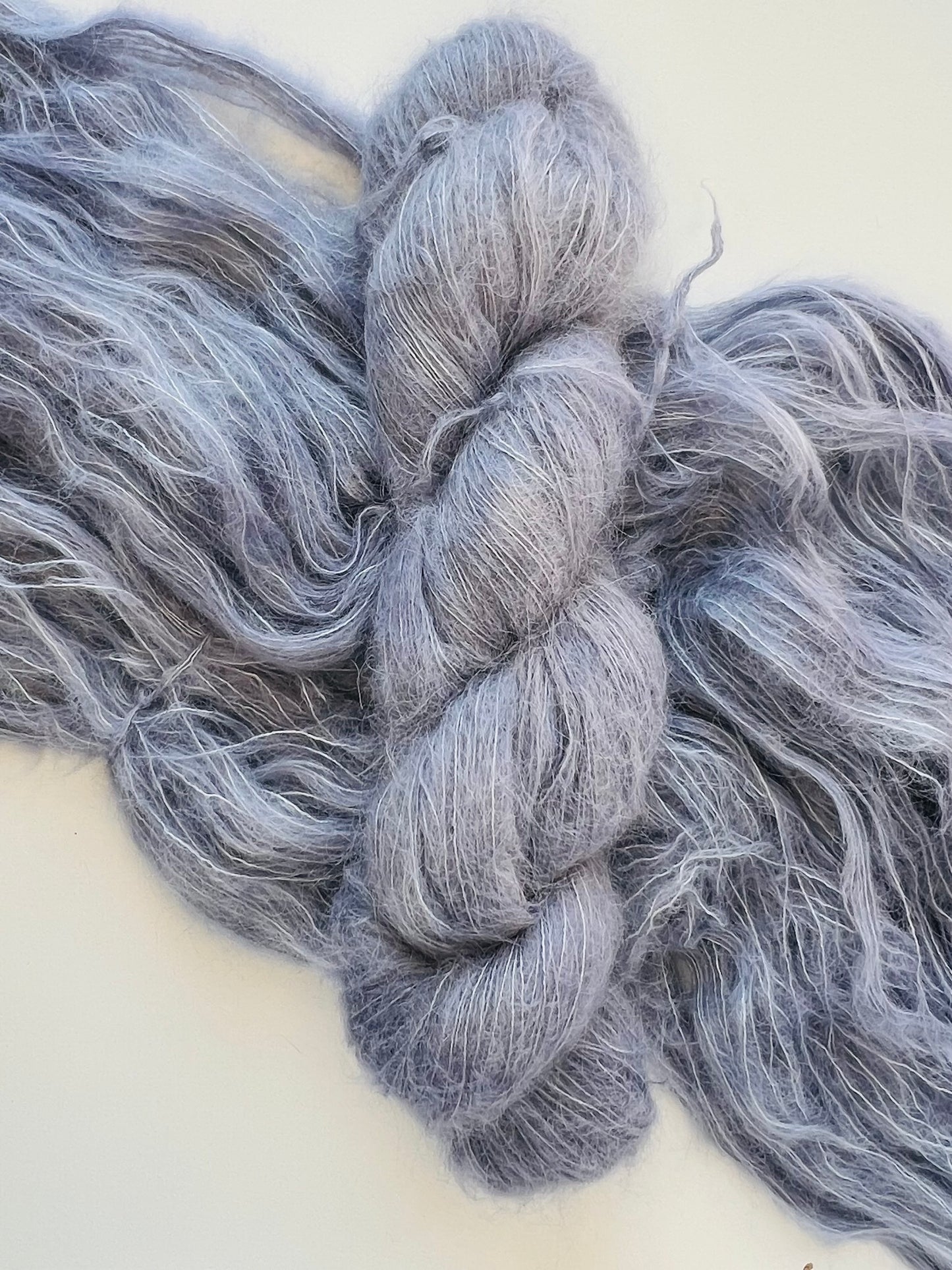 Summer Camp Fibers Dream Suri - Baby Suri Alpaca Yarn - Midnight Cannonball