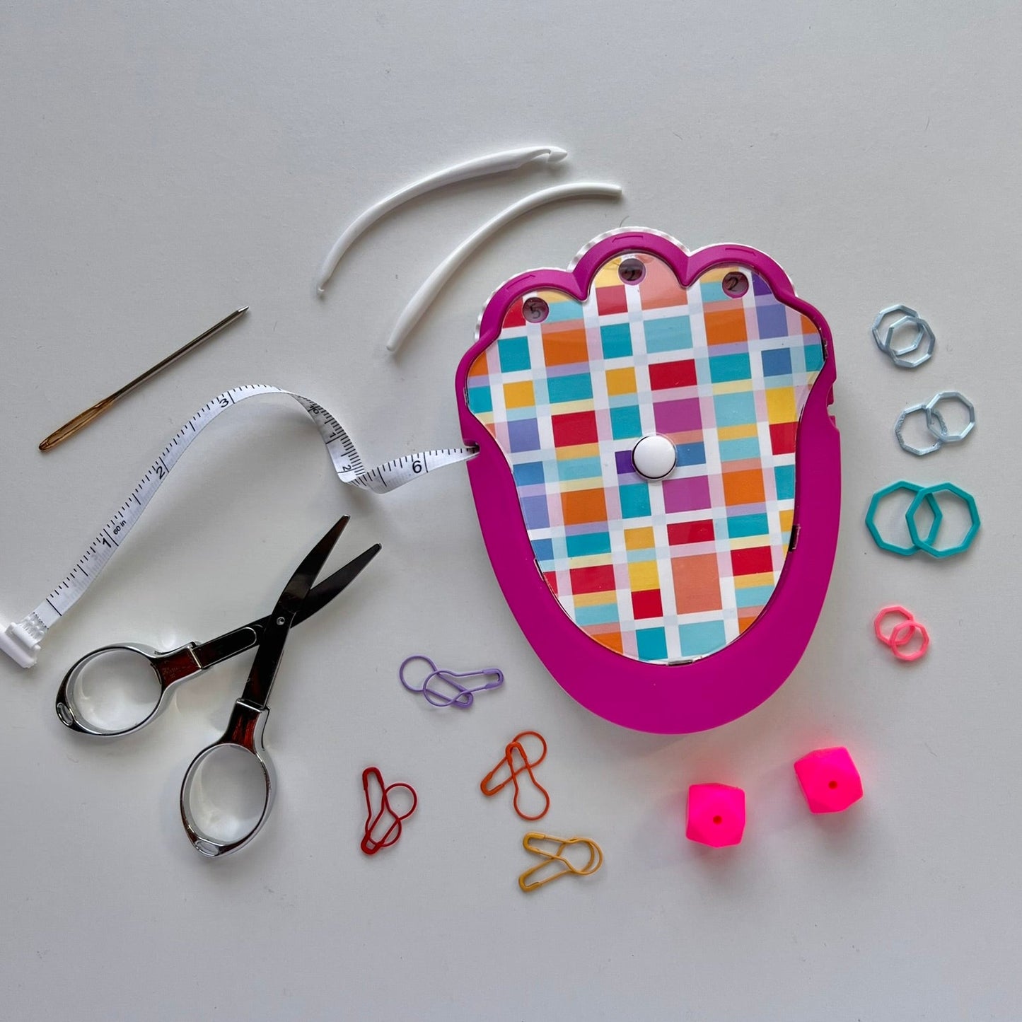 The Knit Kit and The Crochet Kit - Knitting & Crochet Tool Kit - Keep It Bright - Assorted Colors