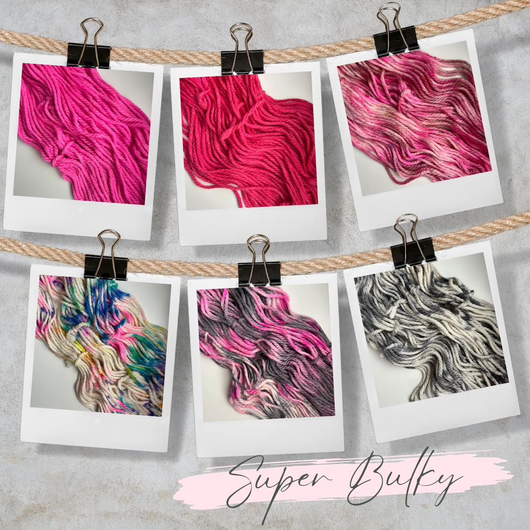 Summer Camp Fibers - Camp Super Bulky Hand Dyed Yarn - Paloozah