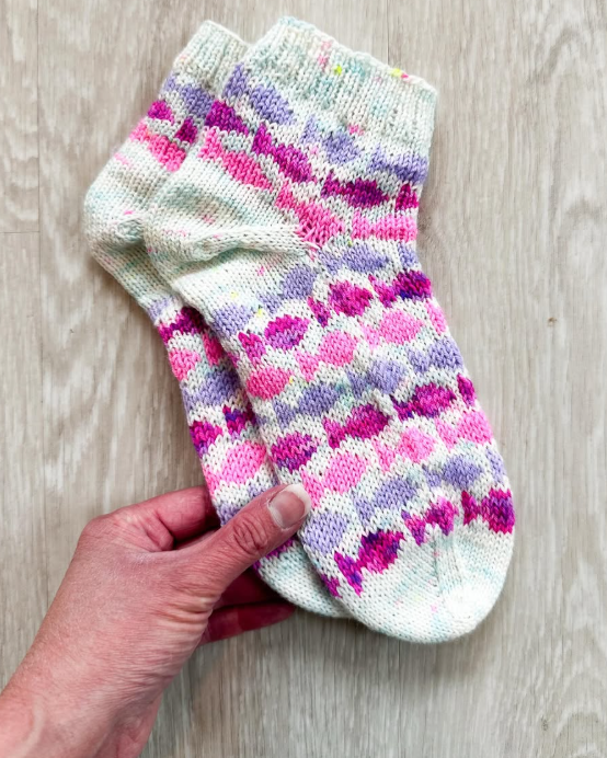 Go Fish Socks -  Summer Sock Knitting Project Kit