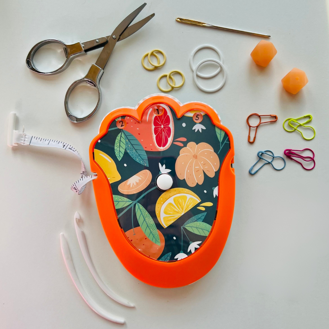 The Knit & Crochet Kit - Knitting & Crochet Tool Kit - Fruit Salad - Assorted Colors