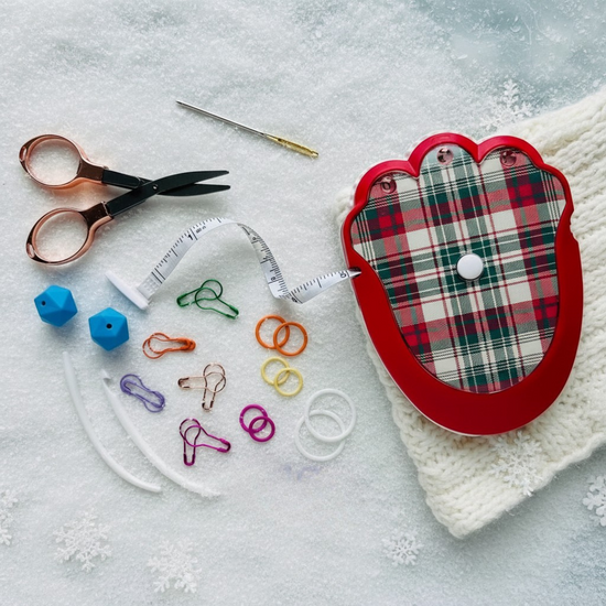 The Knit Knit & The Crochet Kit - Plaid AF (Always Festive)