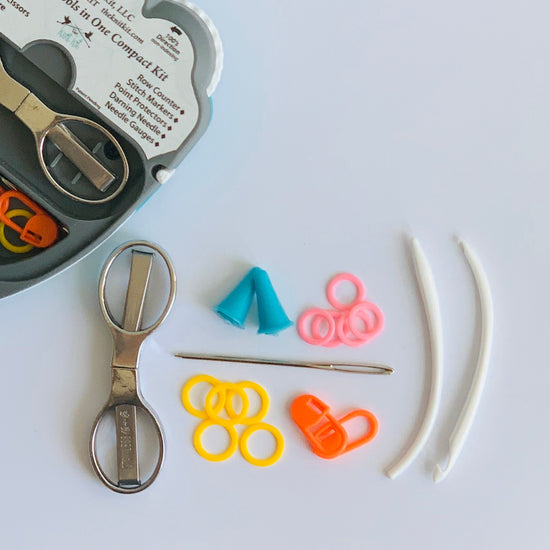 The NEW Knit Kit 2.0 - Knit Knack Accessory Pack - Replacement Parts (with scissors)